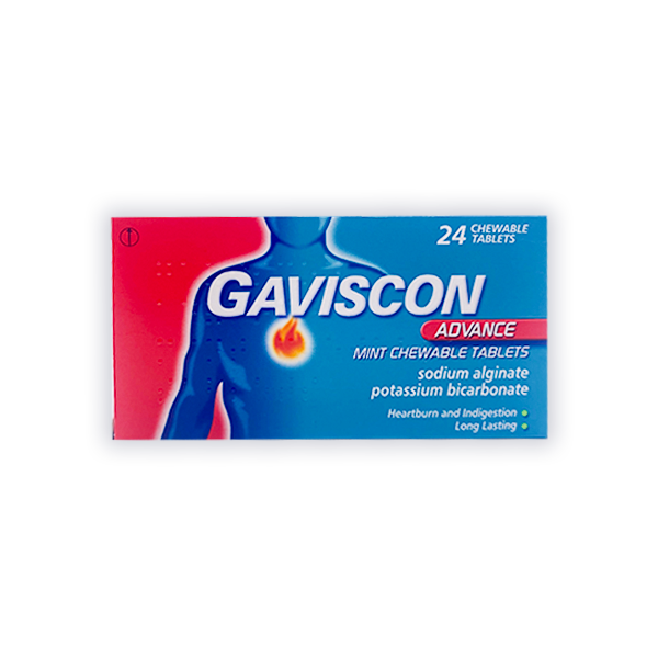 Gaviscon Advance Heartburn & Indigestion Tablets