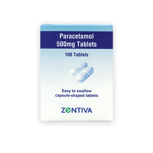 Paracetamol 500mg Tablets (100 Prescription Pack)