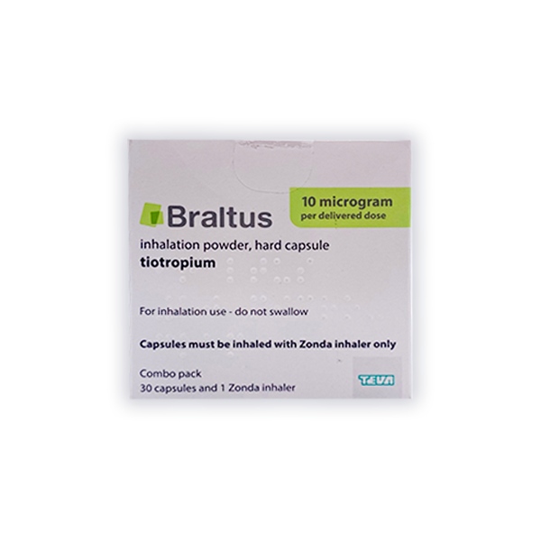 Braltus (Tiotropium 10mcg) Inhalation Powder Capsules