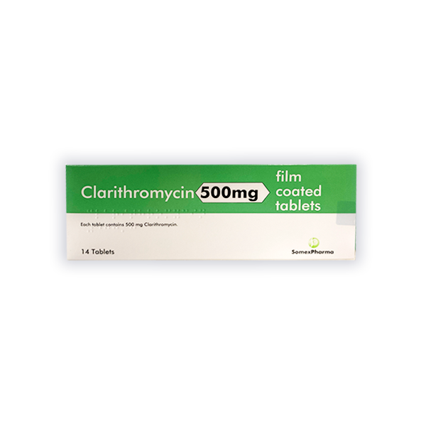 Clarithromycin Tablets For Infected Insect Bites (500mg)