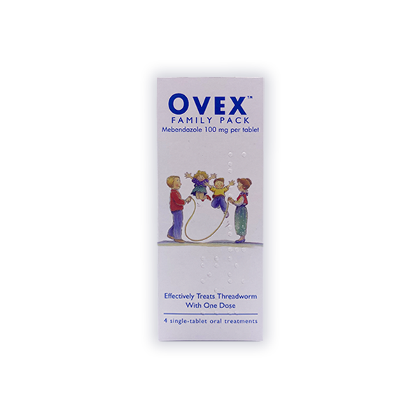 Ovex Family Pack For Threadworm Infection (4 Tablets)