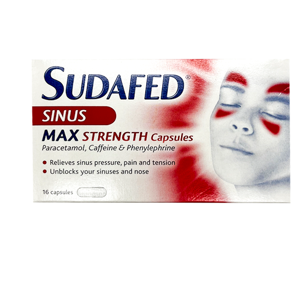 Sudafed Sinus Max Strength Capsules