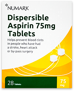 Dispersible Aspirin Tablets 75mg