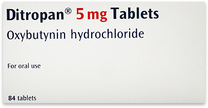 Ditropan Tablets (2.5mg, 5mg)