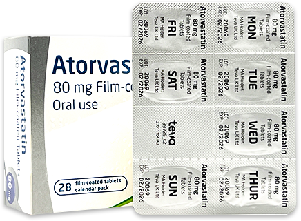 Atorvastatin Tablets (10mg, 20mg, 40mg, 80mg)