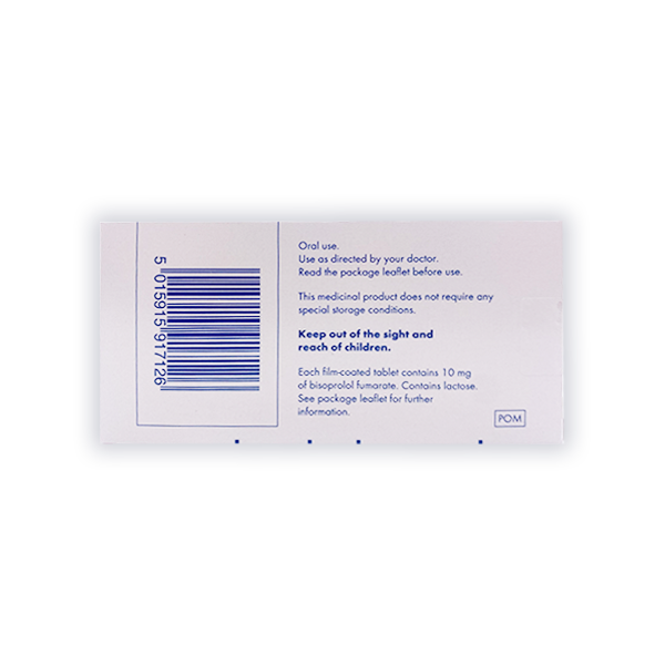 Bisoprolol Tablets (1.25mg, 2.5mg, 3.75mg, 5mg, 7.5mg, 10mg)