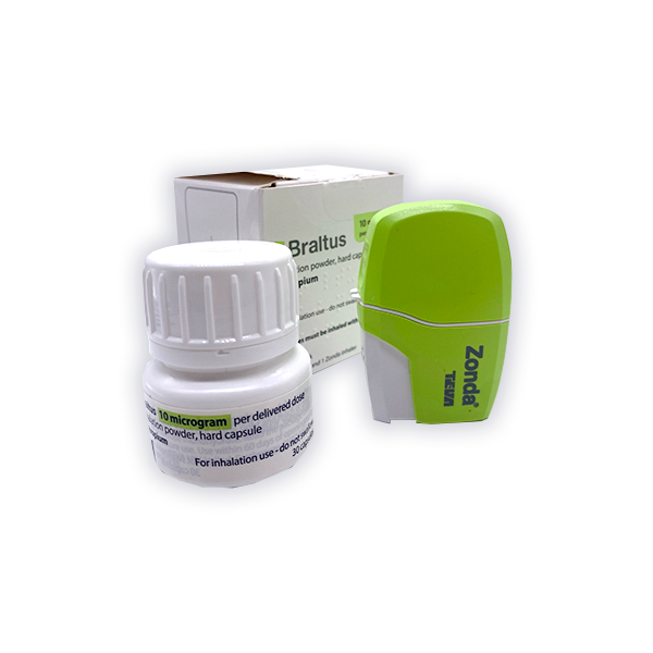 Braltus (Tiotropium 10mcg) Inhalation Powder Capsules