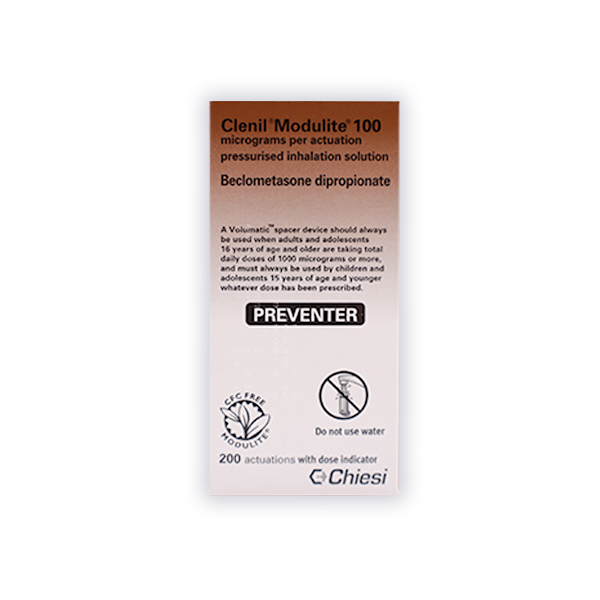 Clenil Modulite Inhaler (50mcg, 100mcg, 200mcg, 250mcg)