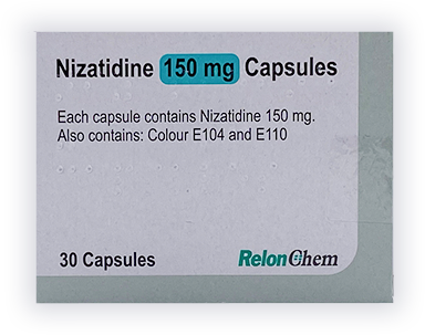 Nizatidine Capsules For Acid Reflux (150mg, 300mg)