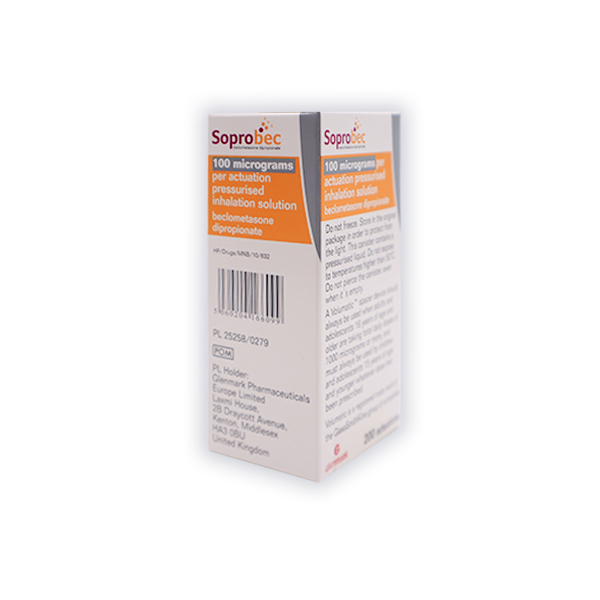 Soprobec Inhaler (50mcg, 100mcg, 200mcg, 250mcg)
