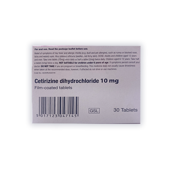 Cetirizine Dihydrochloride Tablets