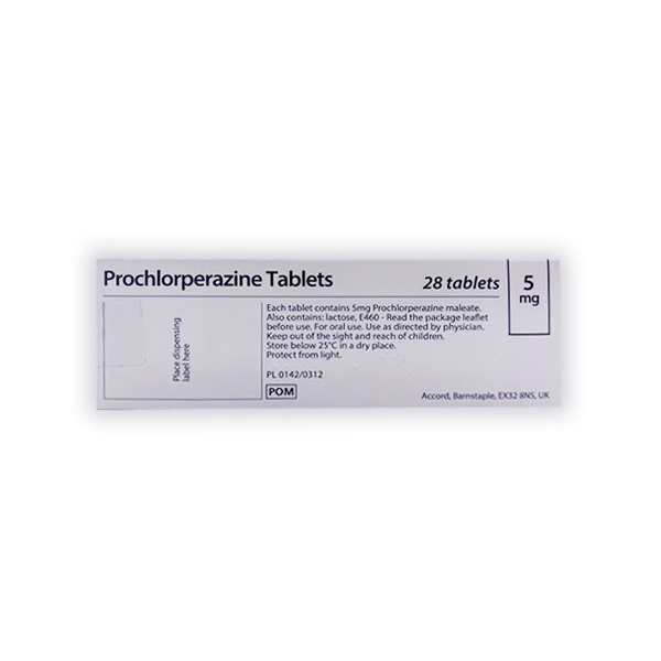 Prochlorperazine 5mg Tablets For Nausea