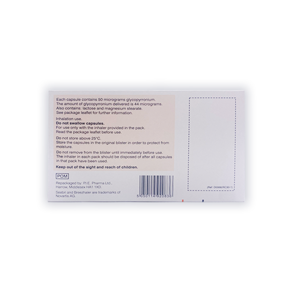 Seebri Breezhaler Inhaler (Glycopyrronium)