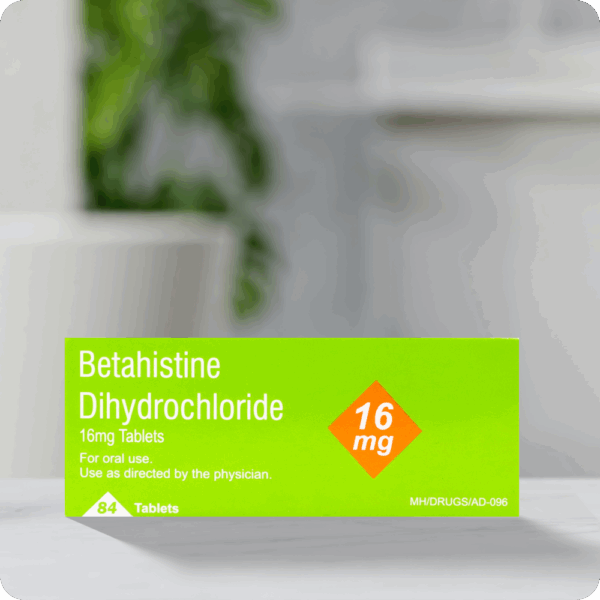 Betahistine Tablets for Vertigo (8mg, 16mg)