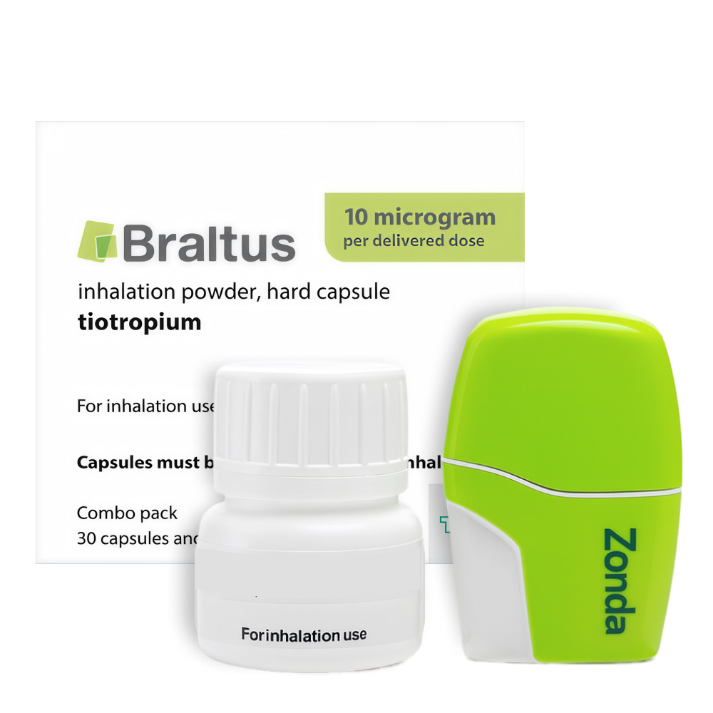 Braltus (Tiotropium 10mcg) Inhalation Powder Capsules