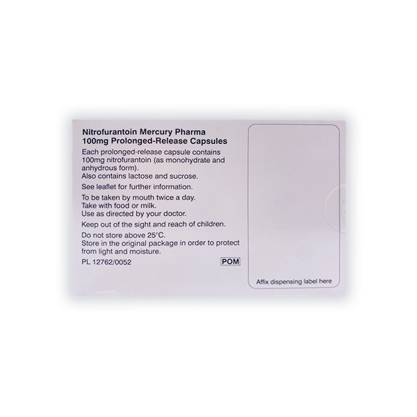 Nitrofurantoin MR Capsules (First-Line Treatment)