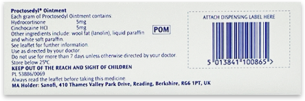 Proctosedyl Ointment