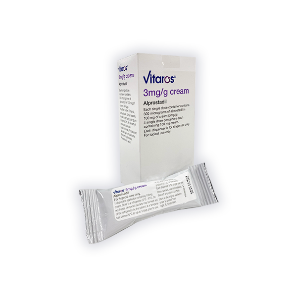 Vitaros (Alprostadil) Cream For Erectile Dysfunction