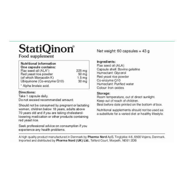 StatiQinon Cholesterol Balance Capsules