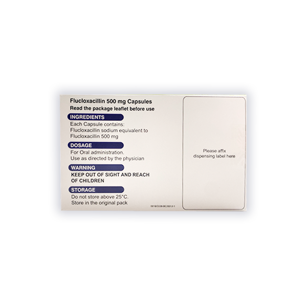 Flucloxacillin Tablets For Infected Insect Bites (500mg)
