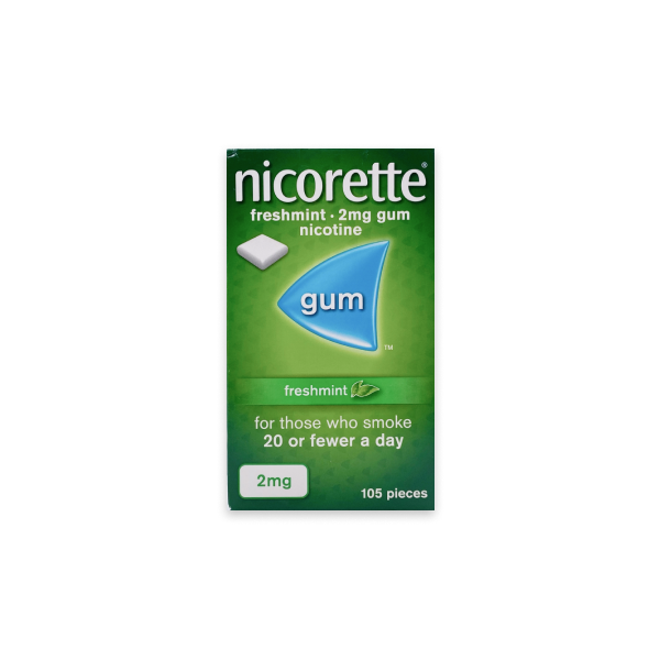 Nicorette Freshmint Nicotine Gum (2mg, 4mg)