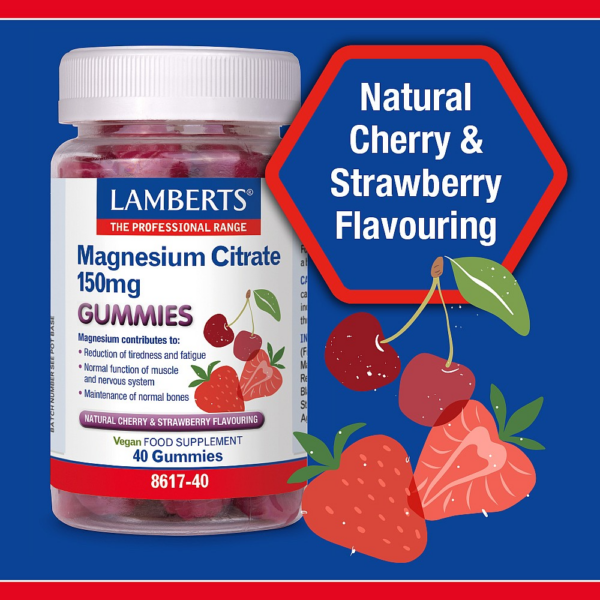 Lamberts Magnesium Citrate 150mg Gummies