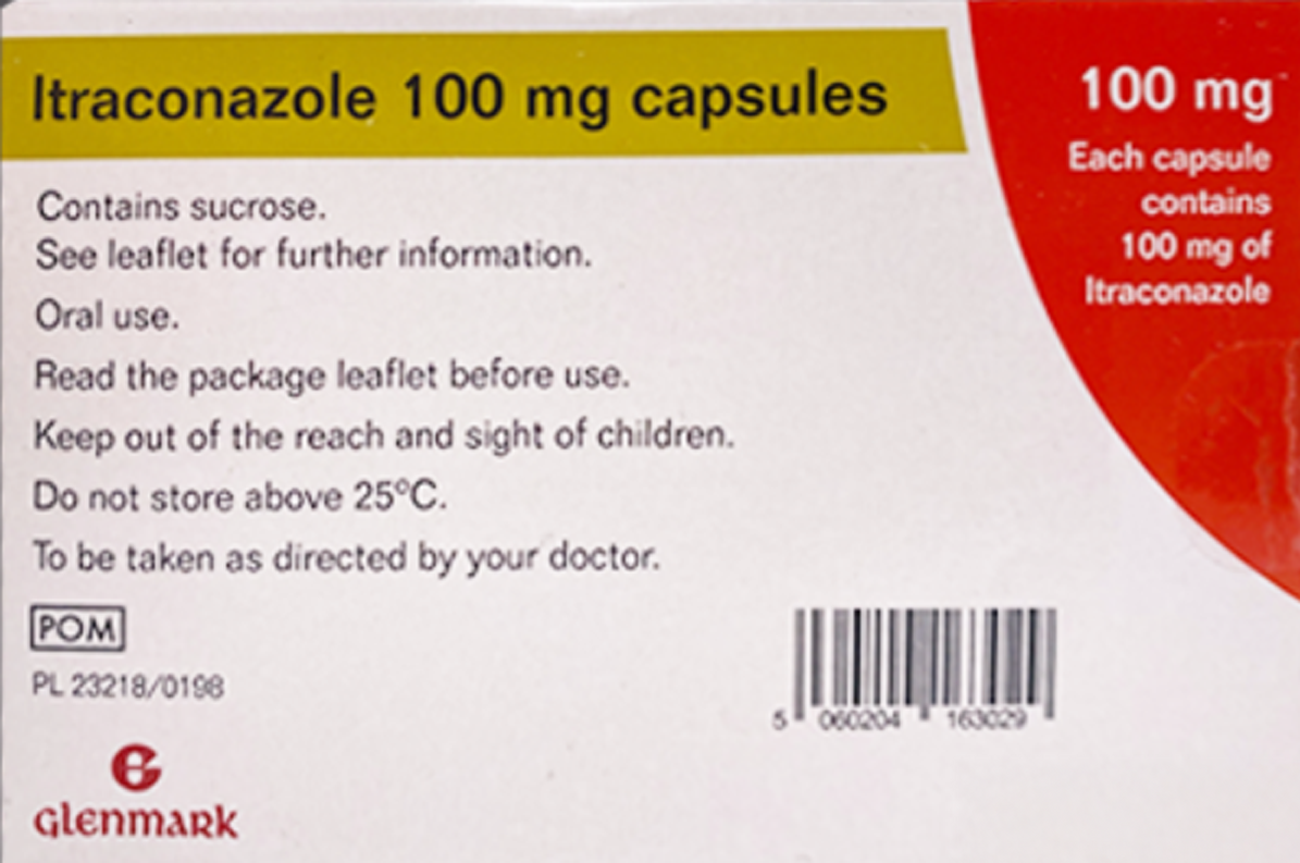 Itraconazole Capsules For Fungal Infections