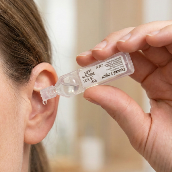 Ciprofloxacin with Fluocinolone Acetonide (Cetraxal Plus) Ear Drops
