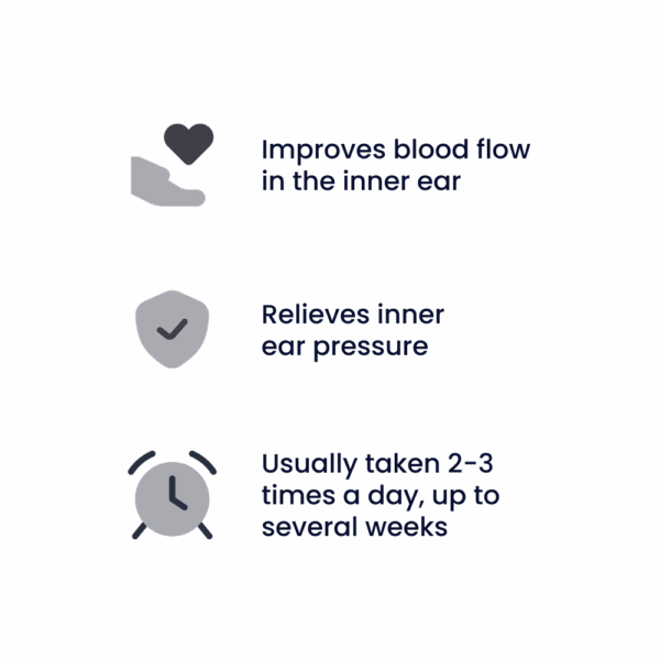 Betahistine Tablets for Vertigo (8mg, 16mg)