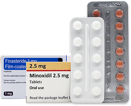 Minoxidil And Finasteride Tablets For Hair Loss