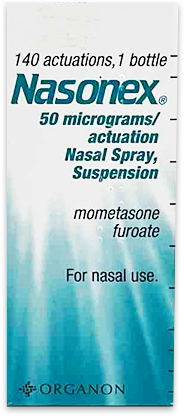 Mometasone (Nasonex) 50mcg Nasal Spray
