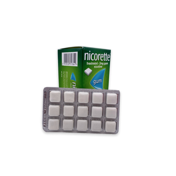 Nicorette Freshmint Nicotine Gum (2mg, 4mg)