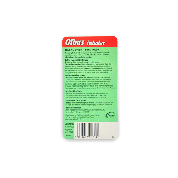 Olbas Inhaler Twin Pack