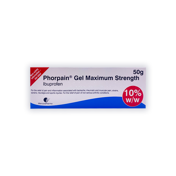 Phorpain Maximum Strength Ibuprofen Gel 10%
