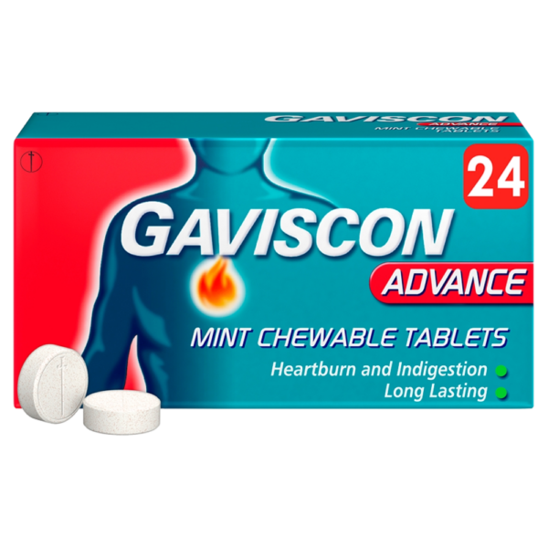 Gaviscon Advance Heartburn & Indigestion Tablets