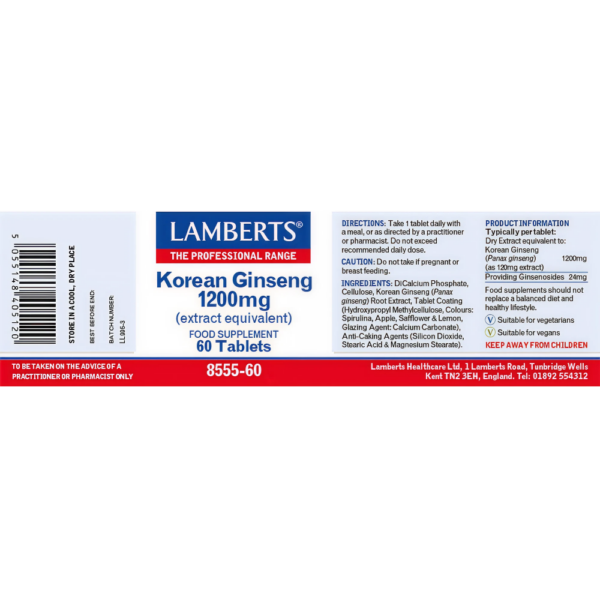 Lamberts Korean Ginseng