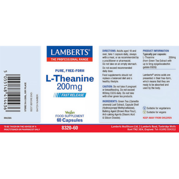 Lamberts L-Theanine 200mg