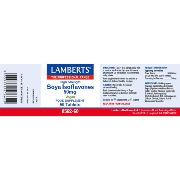 Lamberts Soya Isolfavones 50mg