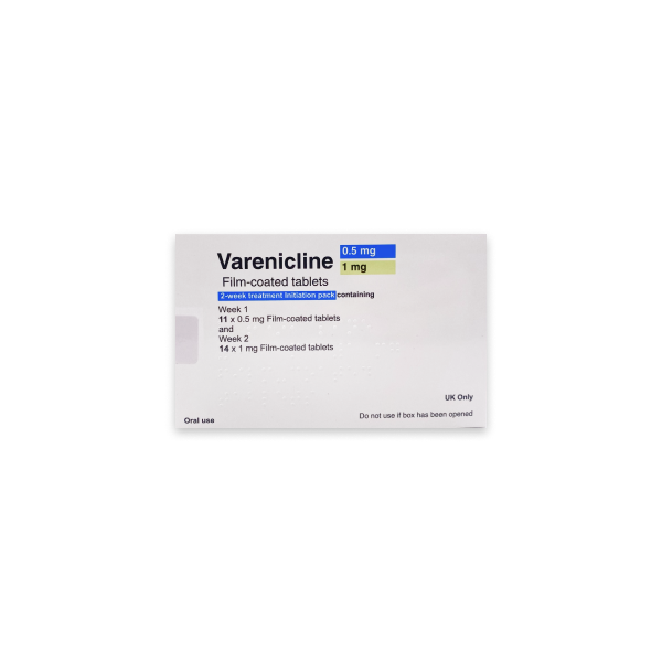 Varenicline Tablets For Smoking Cessation (0.5mg, 1mg)