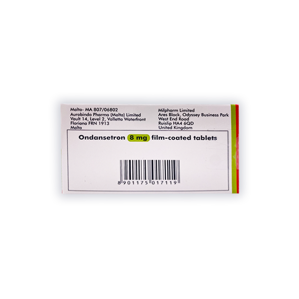 Ondansetron Tablets For Anti-Sickness (4mg, 8mg)