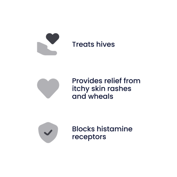 Allevia Hives 180mg Tablets