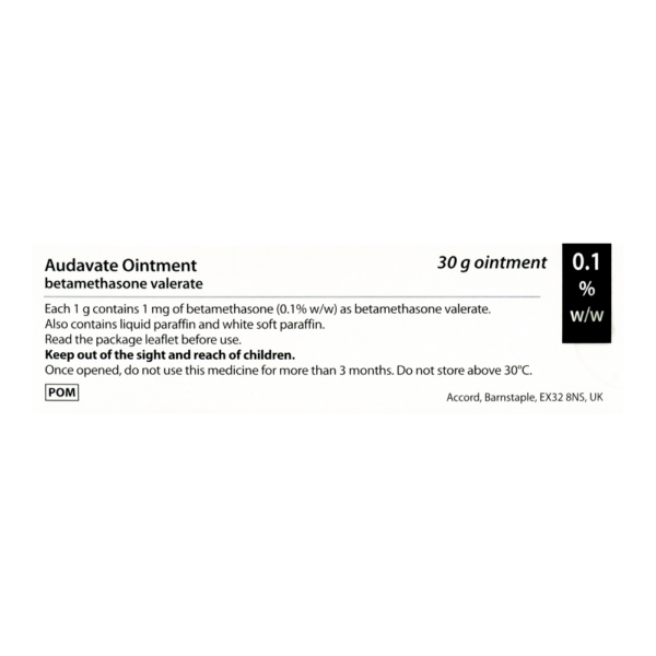 Audavate (Betamethasone 0.1%) Cream & Ointment
