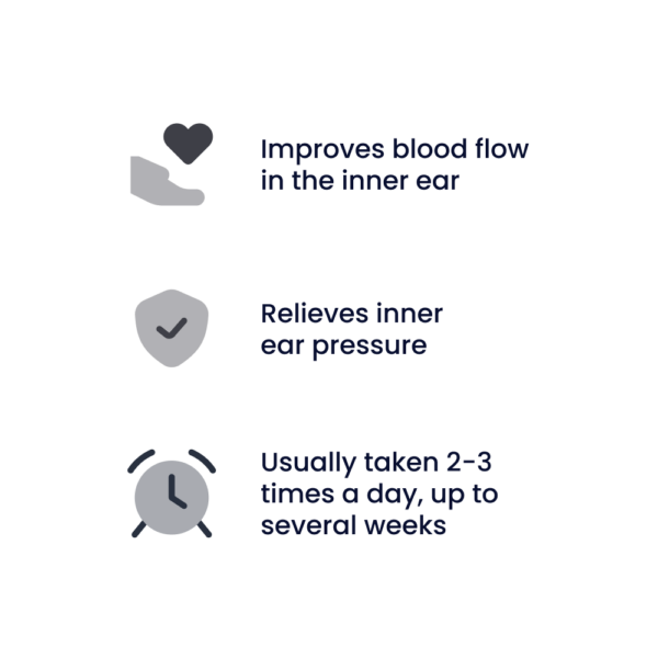 Betahistine Tablets for Vertigo (8mg, 16mg)