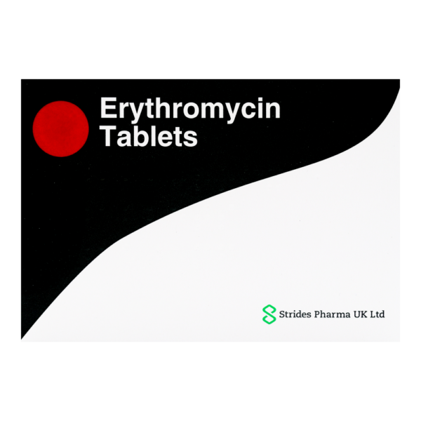 Erythromycin Tablets For Infected Insect Bites (250mg)
