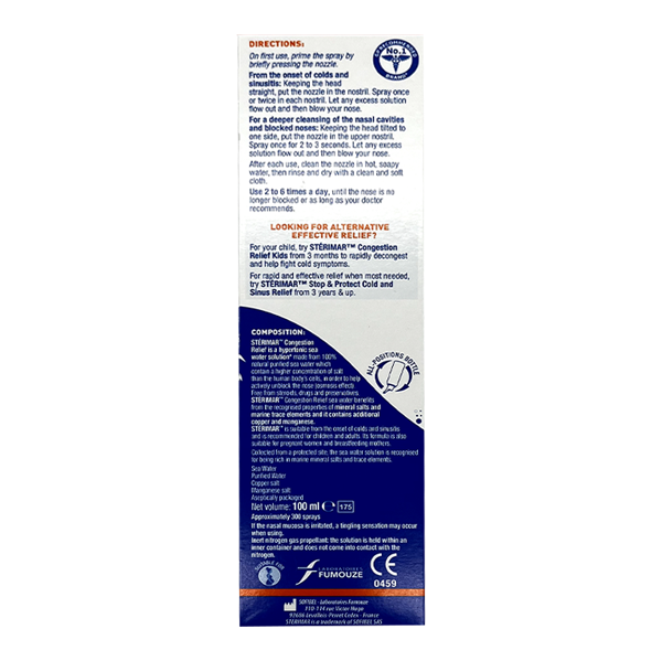 Sterimar Congestion Relief